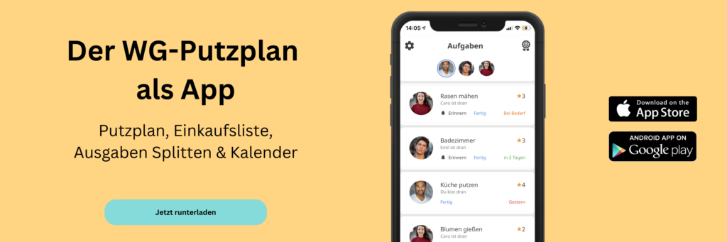 WG Putzplan App