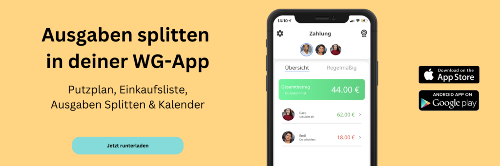 Ausgaben splitten WG